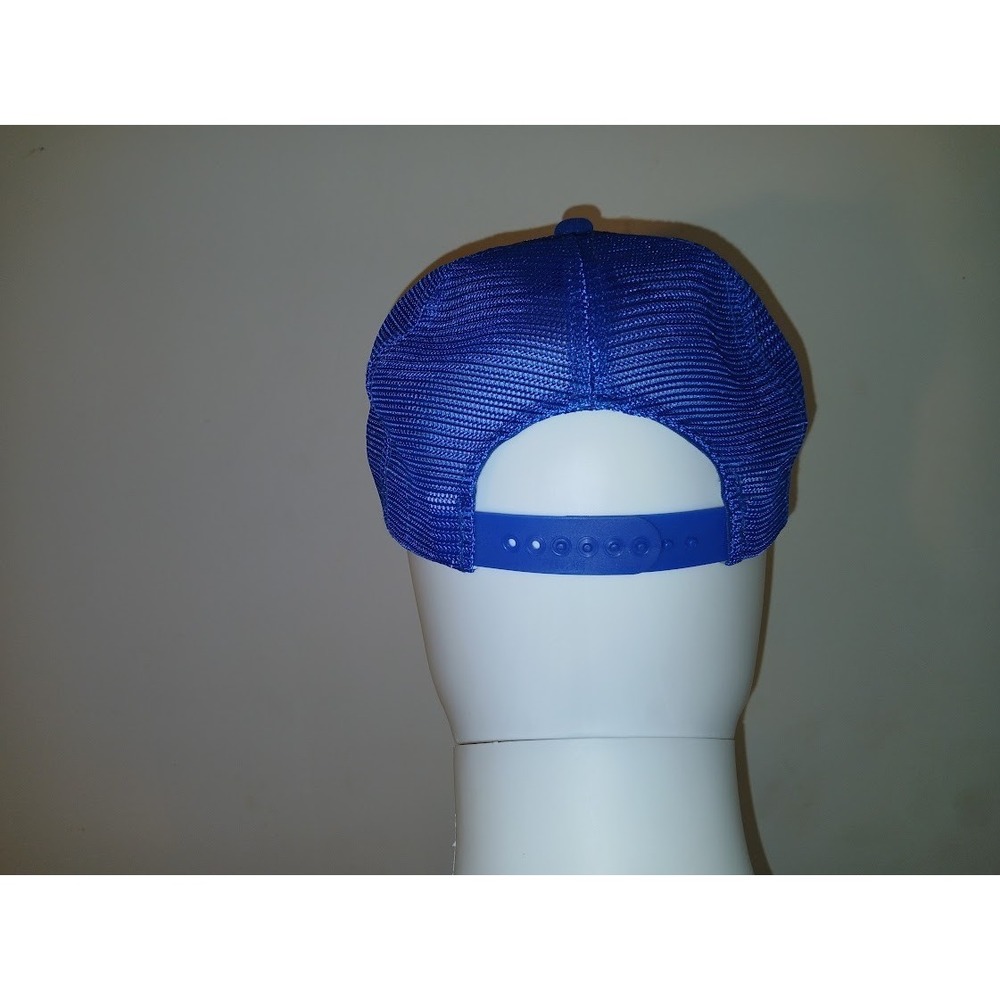 VTG Atlanta Braves Sports Specialties Hat Cap Snapback Mens Large Blue Trucker - Picture 4 of 6